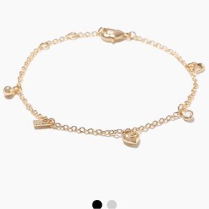 Coach Gold Charm Bracelet